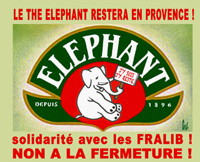 détournement logo elephant pour fralib par http://www.gilblog.org/16-categorie-11645887.html