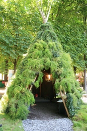 Tipi vert jardins jardin 2010